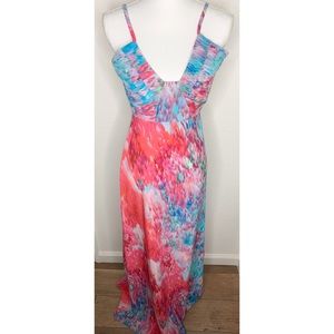 Bec & Bridge Watercolor Print Dress size 2